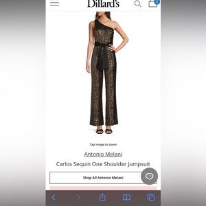 Antonio Melani black jumpsuit